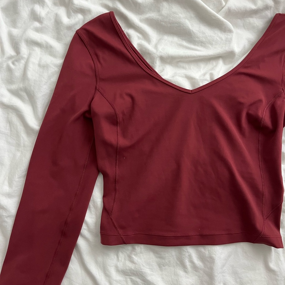 Lululemon Align Cropped Long Sleeve